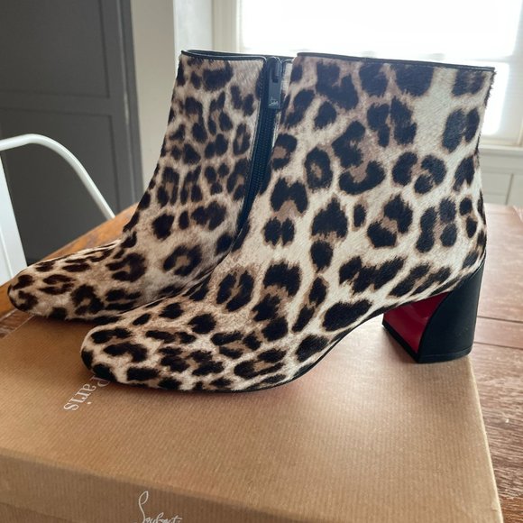 Christian Louboutin Leopard Booties - Picture 6 of 7
